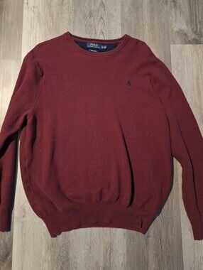 Polo Ralph Lauren Maroon Crewneck Sweater